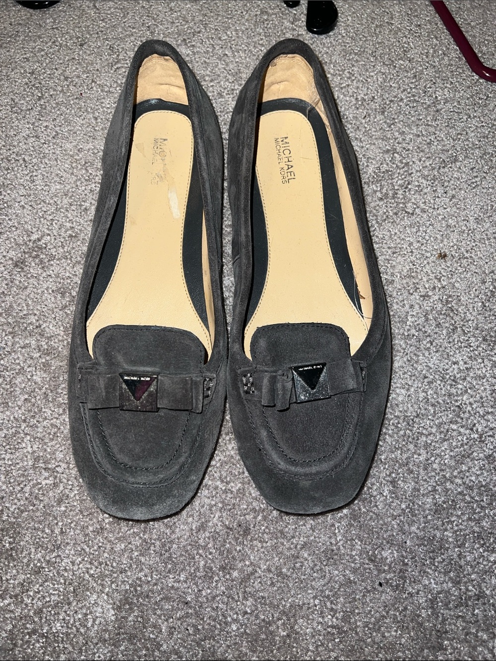 Michael Kors Women's gray Suede Loafers